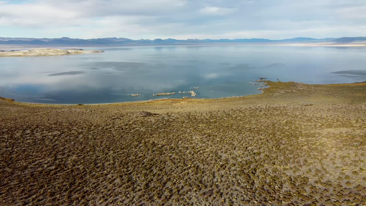 USA, CA, Mono Lake, Panum Crater, 45591 - South Tufa Fields at sunset