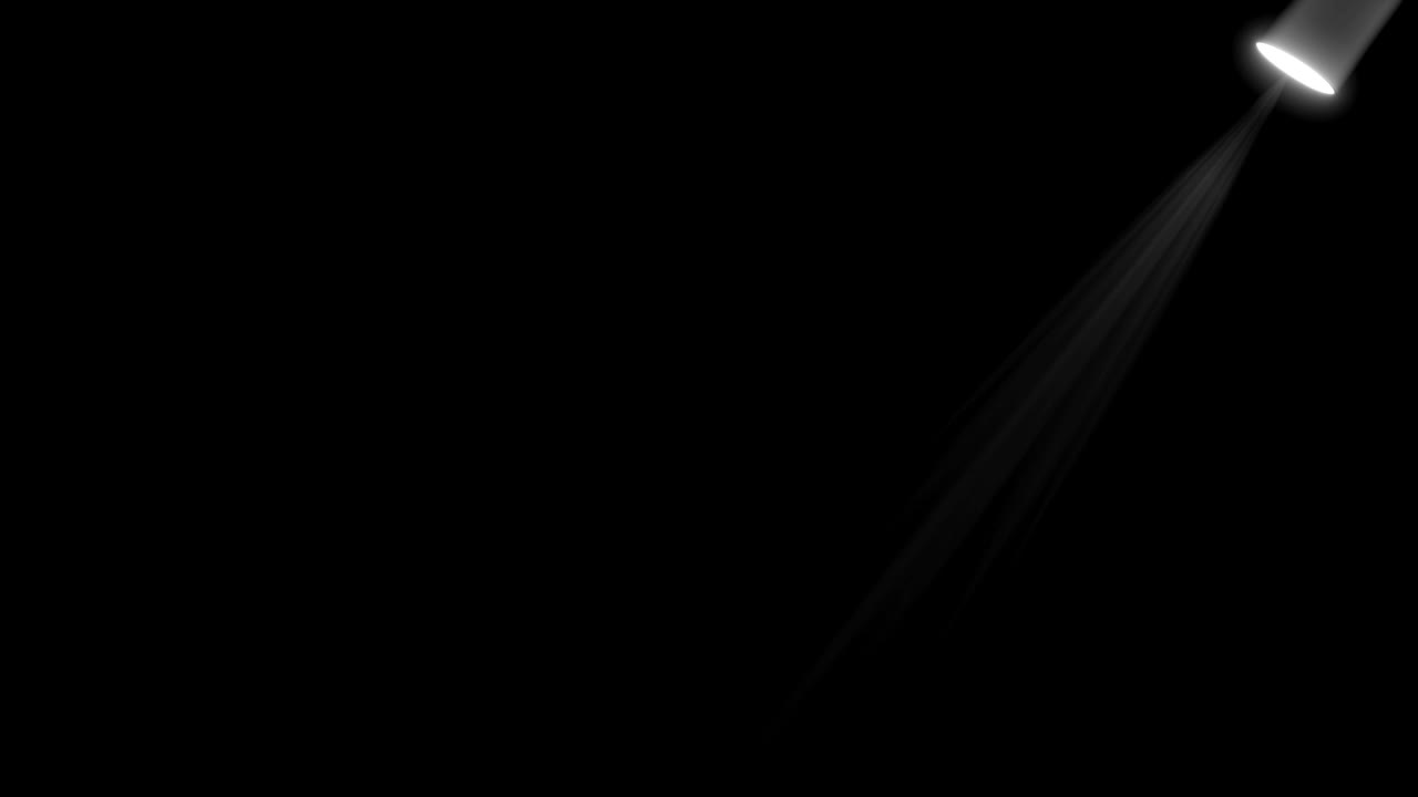 블랙 스크린 배경 애니메이션에서 빛의 광선, 무대에서 빛의, 원활한 4k 루프를 할 수 있습니다.