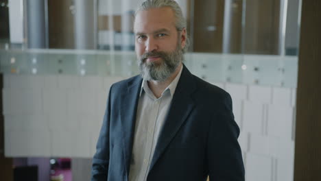 businessman portrait in modern office