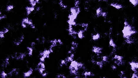 dark purple flowing mystical storm clouds in deep space