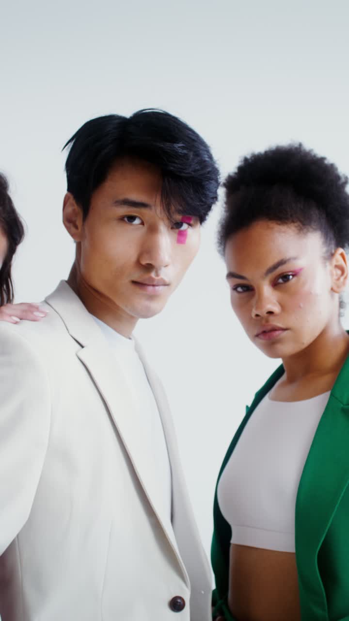 Diverse Models with Stylish Makeup