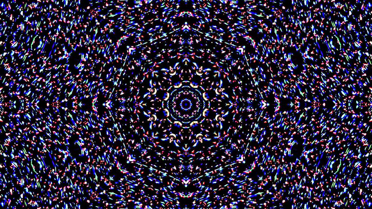 Bright abstract light governing full color, kaleidoscope