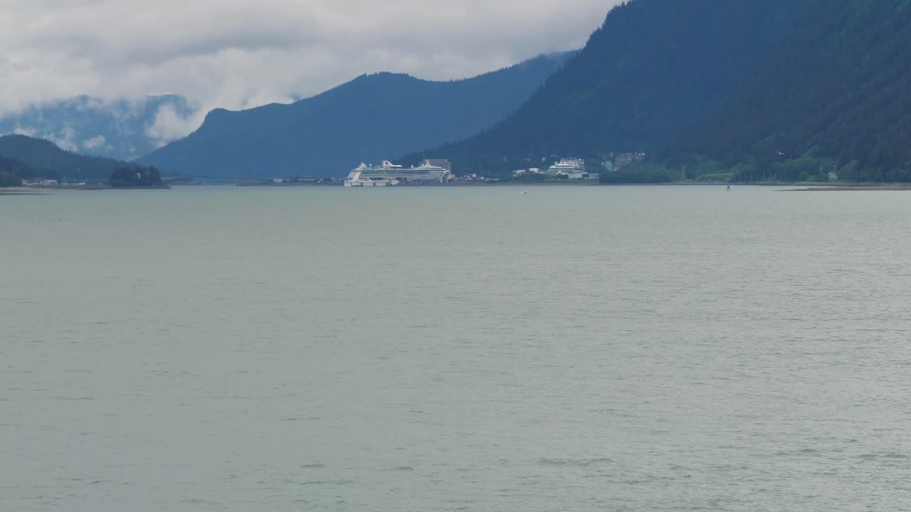 Sailing down the Gastineau Channel, heading towards Juneau, Alaska.