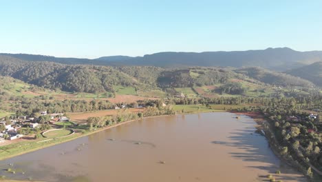 Lake-in-the-middle-of-a-drone-village