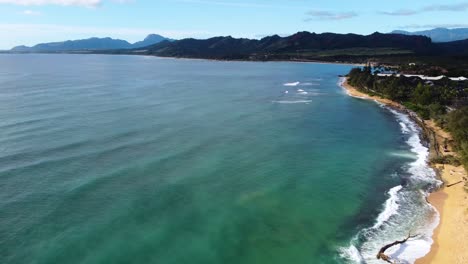 tropical paradise from above