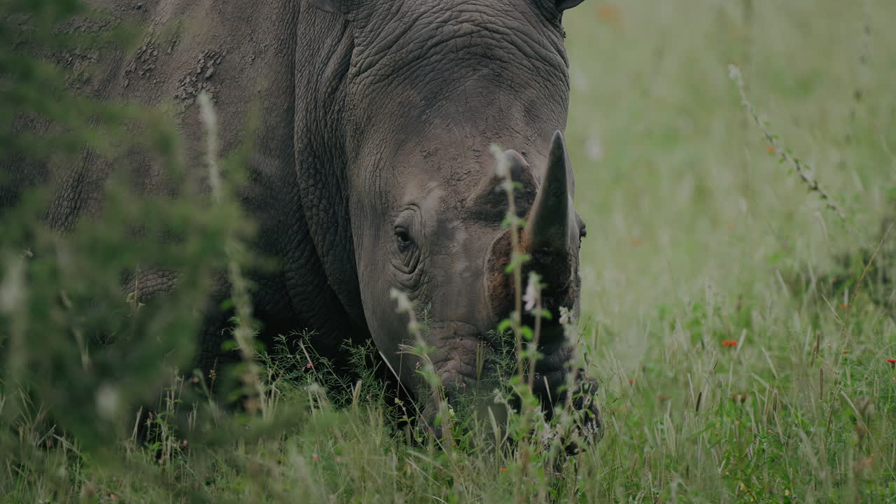 White Rhino in Savanna