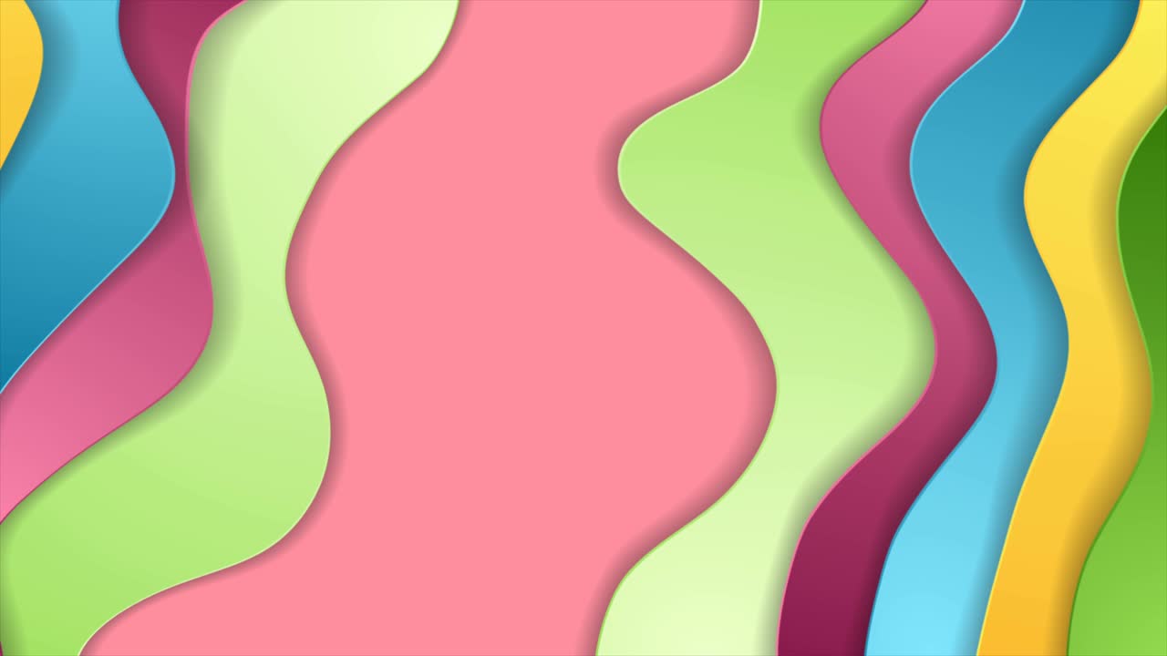 colorido papel corporativo ondas de movimiento abstracto fondo