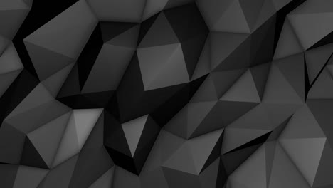 fondo poli triangular bajo de bucle negro