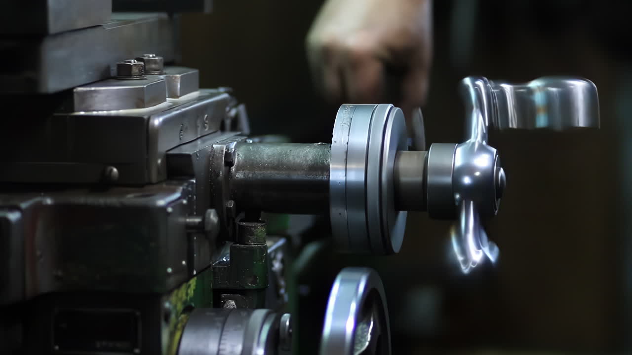 Repairman or Technician working wearing industrial uniforms work ironwork in a heavy industrial machine in Steel factory