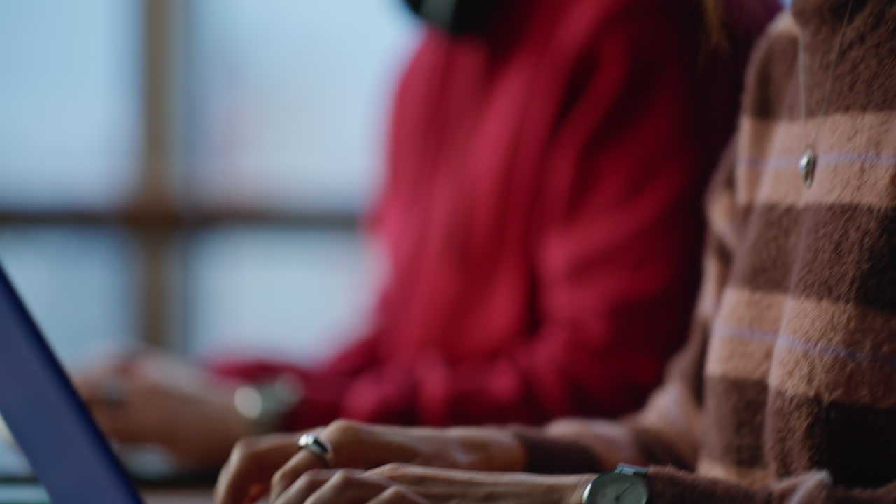 People working on laptops