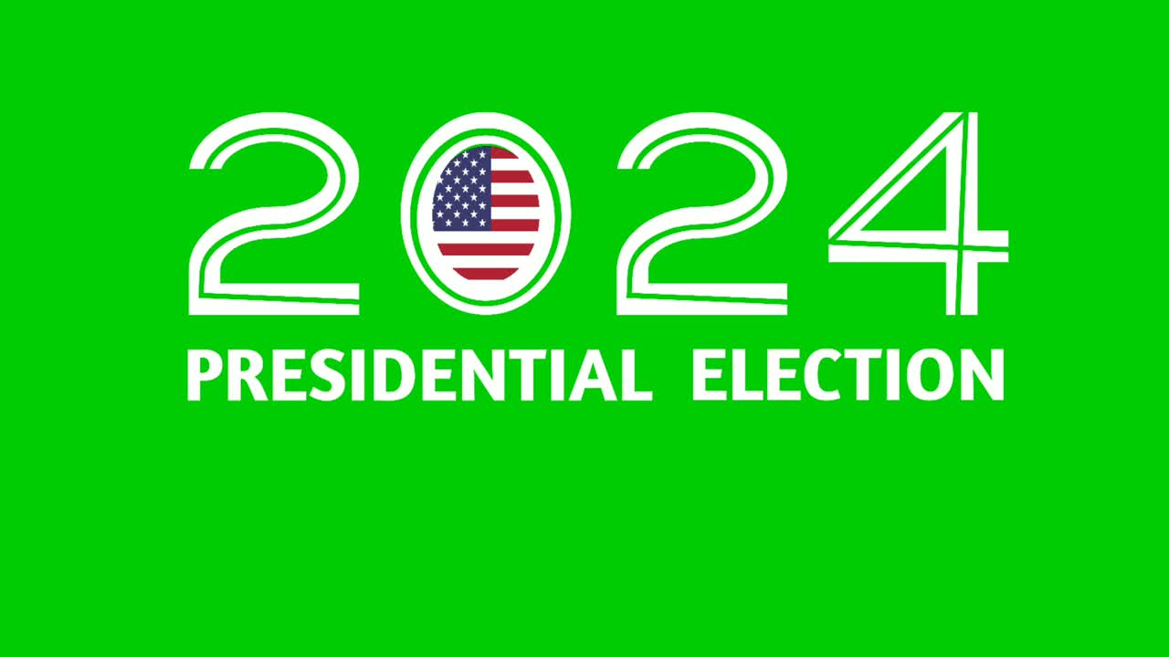 American Presidential Election 2024 Animation motion graphics