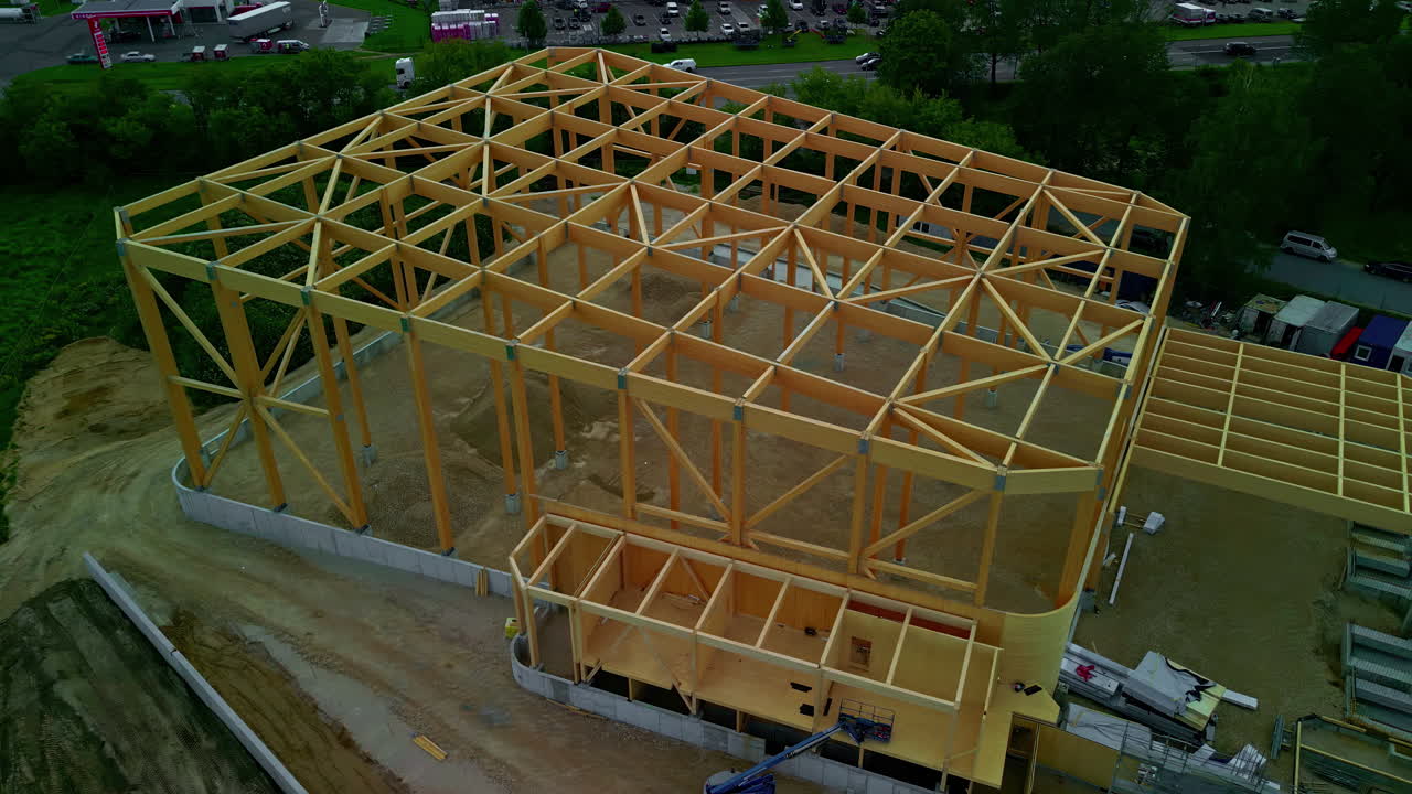 marco estructural modular de madera