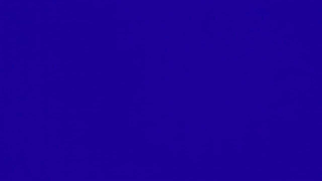 Abstract Blue Shape Expanding and Contracting on Black Background