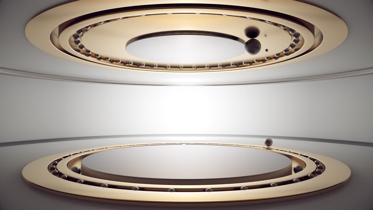 포디움과 추상적인 색 배경으로 제품 장면 3d 애니메이션 제품 디스플레이 스탠드, 쇼케이스 루프 애니메이션