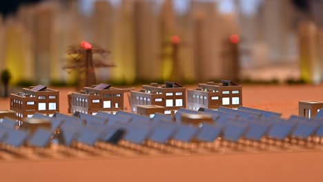 the future solar park design project, solar plant model