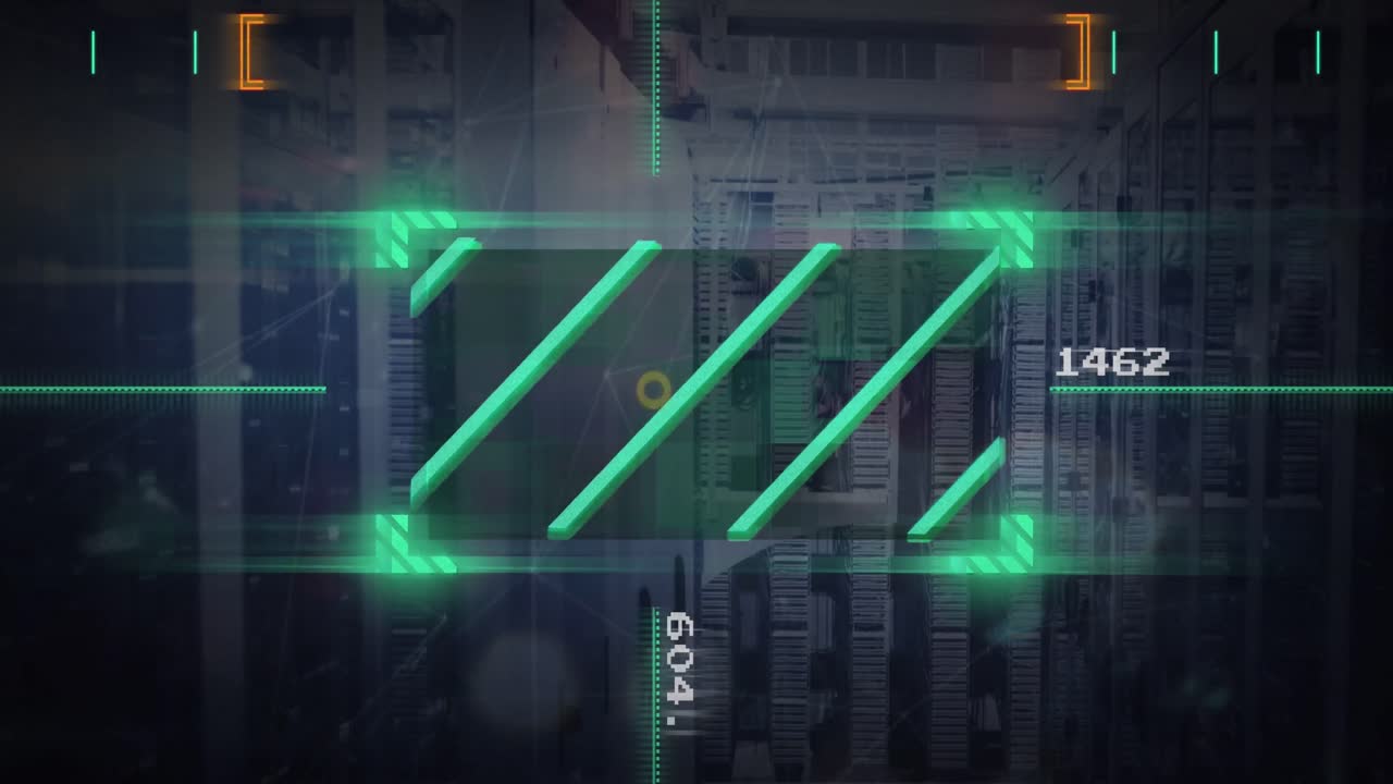 뷰파인더에서 선의 애니메이션과 서버 의 데이터 서버 시스템을 통해 숫자를 변경하는 것