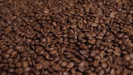 coffee beans, slow motion