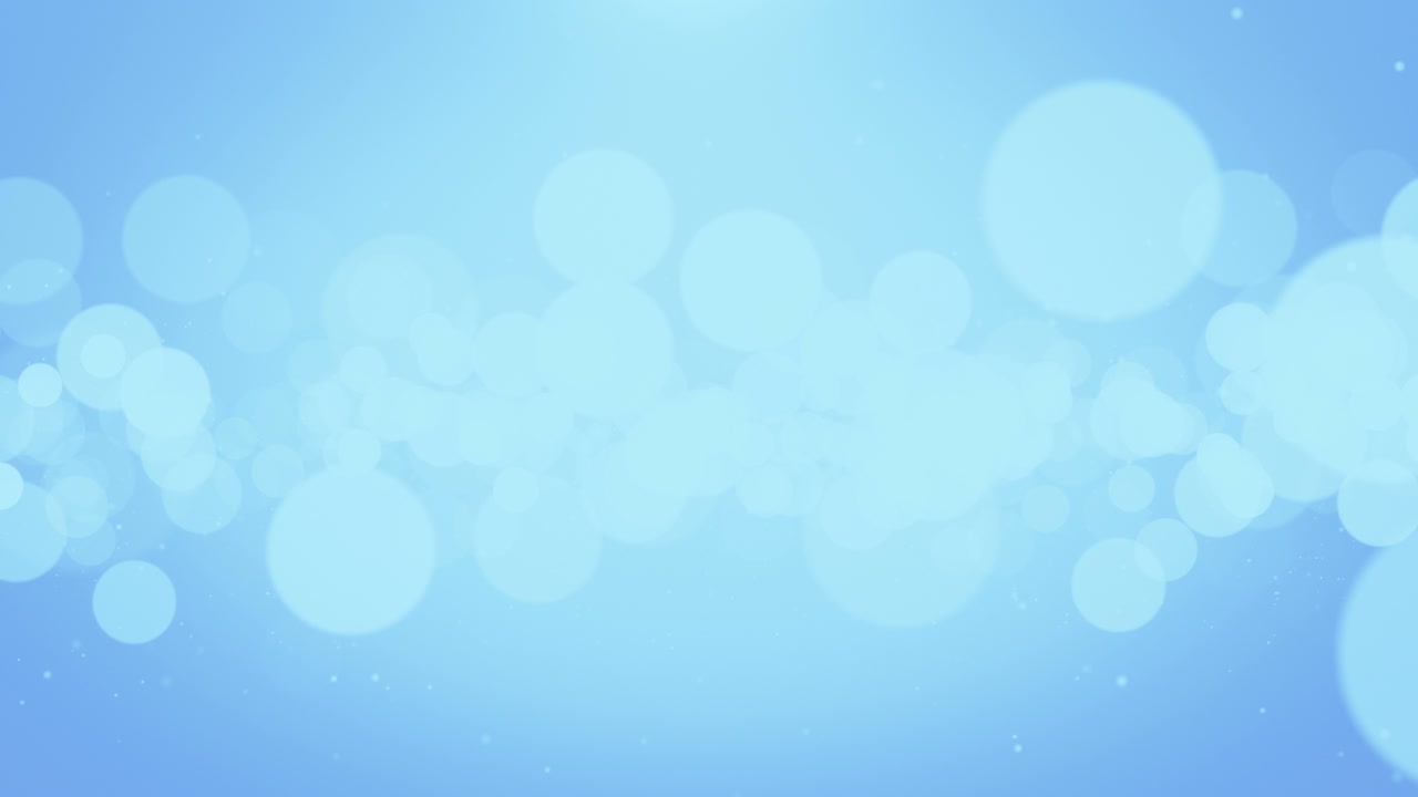 Abstract blue circular bokeh background