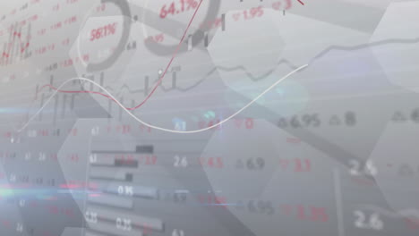 Animation-Von-Finanzdatendiagrammen-Und--grafiken-über-Börsenstatistiken