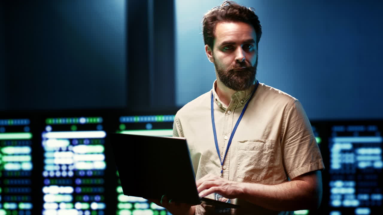 especialista en actualizaciones de seguridad de la sala de servidores