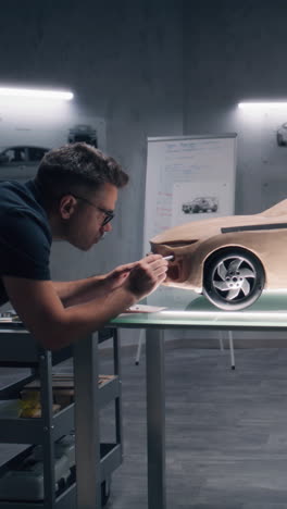 car design process: clay modeling