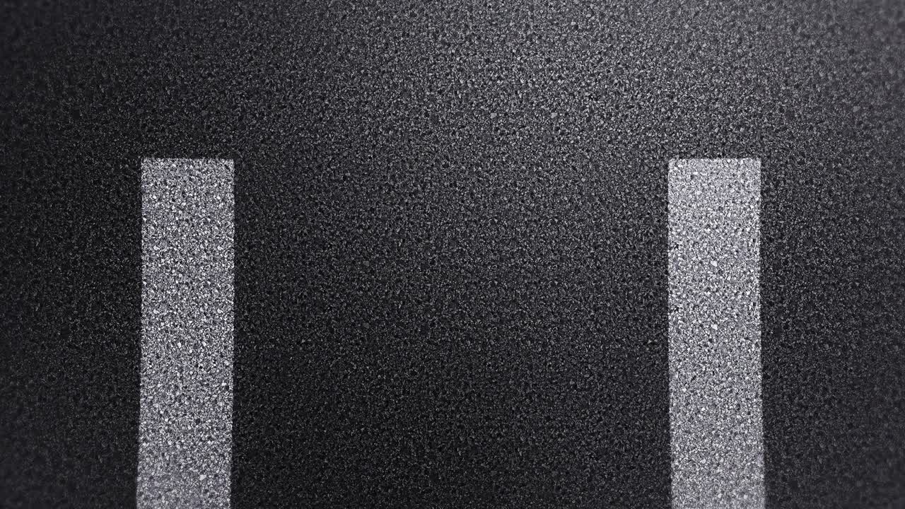 caminar por un camino de hormigón con espacio de copia. correr y caminar dar pasos. cerrar el pie del corredor. concepto de desafío de negocio. animación de bucle.