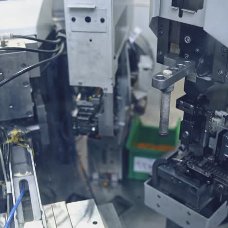 modern machine at workshop