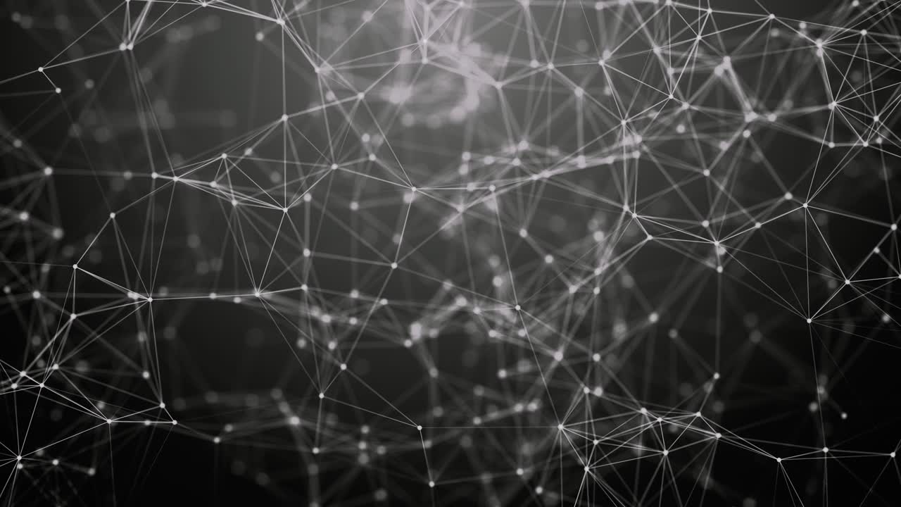 Network connections background with connecting lines and dots