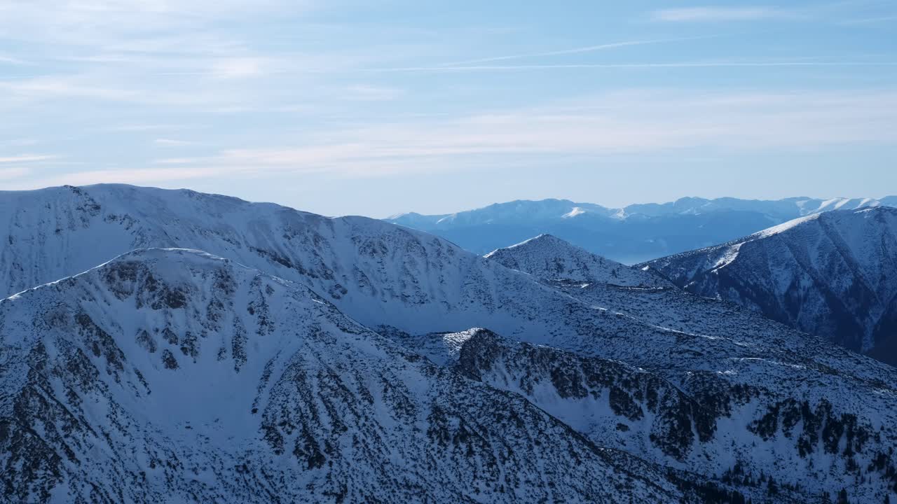 Snowy Mountain Peaks