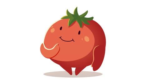 fresh tomato vegetable character