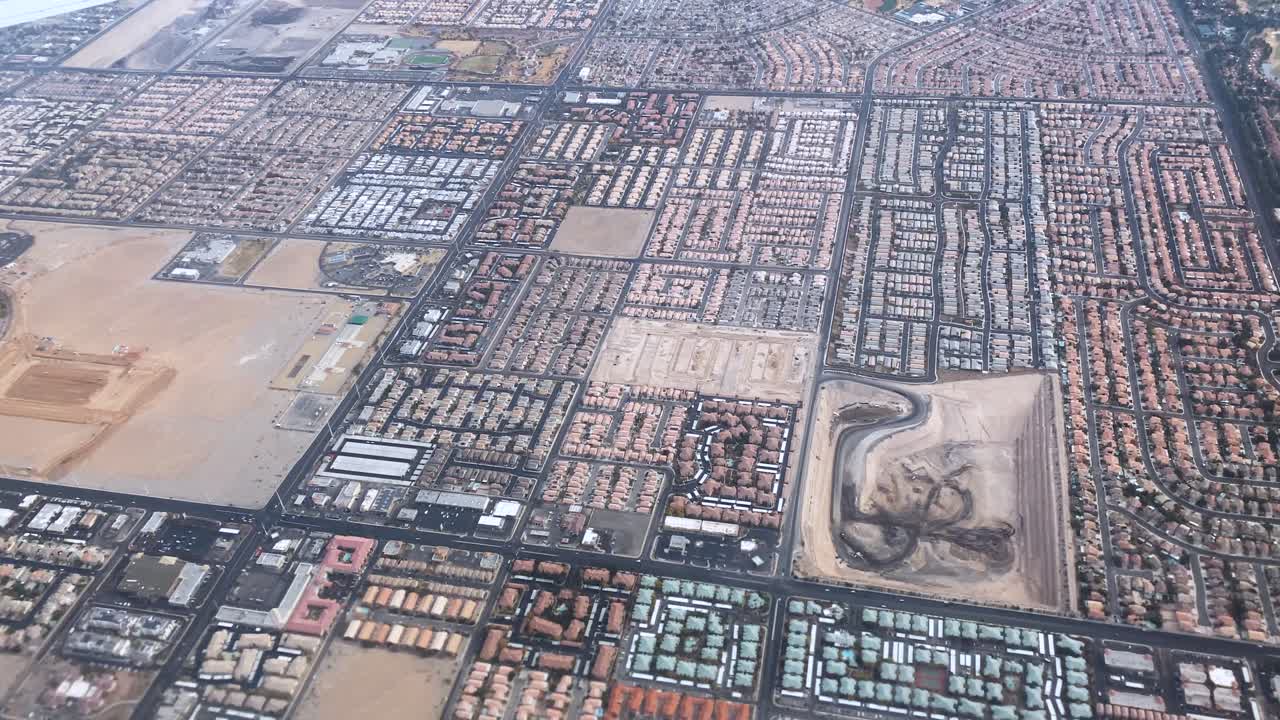 라스베가스 네바다 지역의 공중