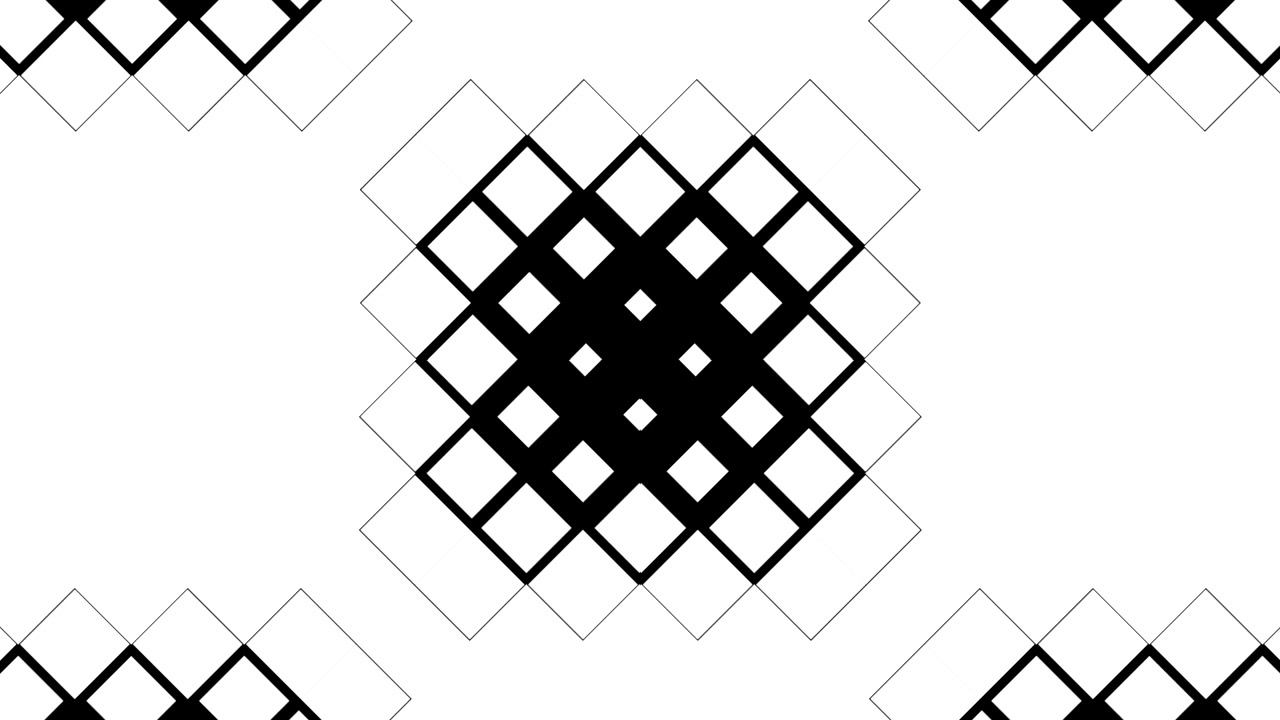 Abstract Geometric Animation of Expanding and Contracting Squares