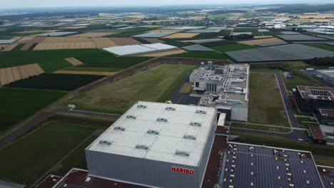 haribo factory aerial view