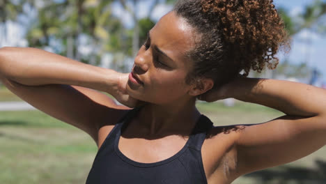 Woman-stretching-neck