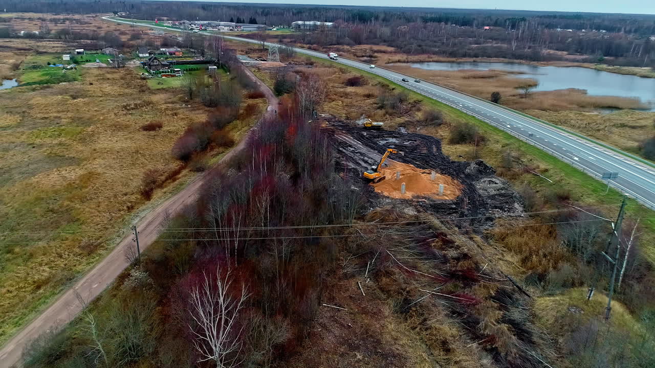 고속도로 공사현장