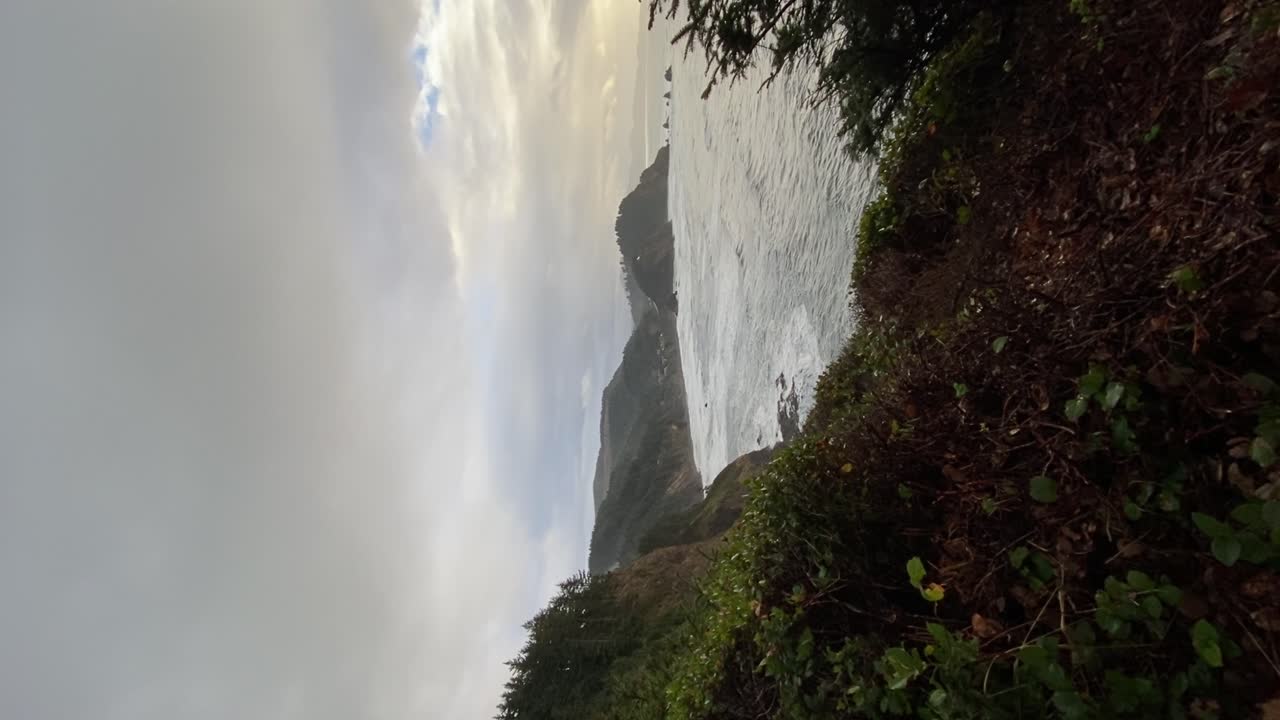 Paesaggio delle scogliere sulla costa dell'Oregon