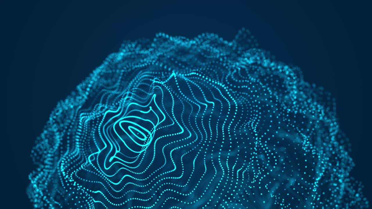 esfera tecnológica con puntos de conexión. estructura de red abstracta digital. renderización 3d.