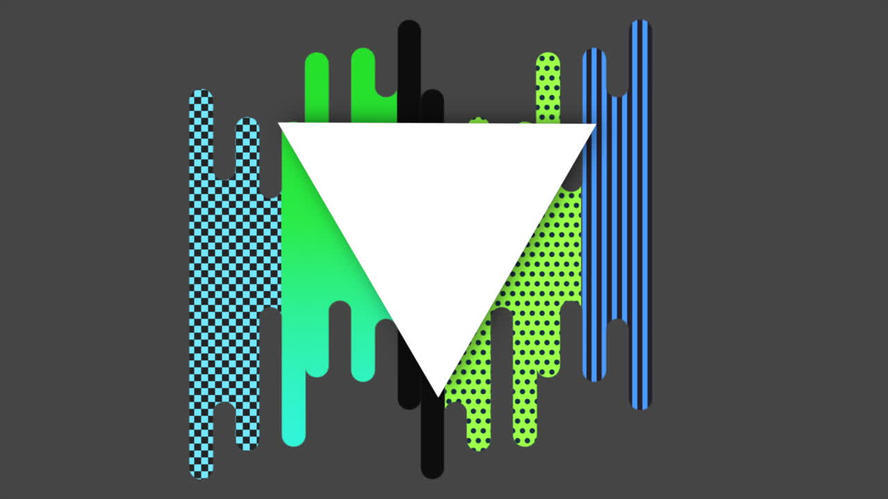 formas geométricas abstractas en movimiento y fondo líquido colorido 28