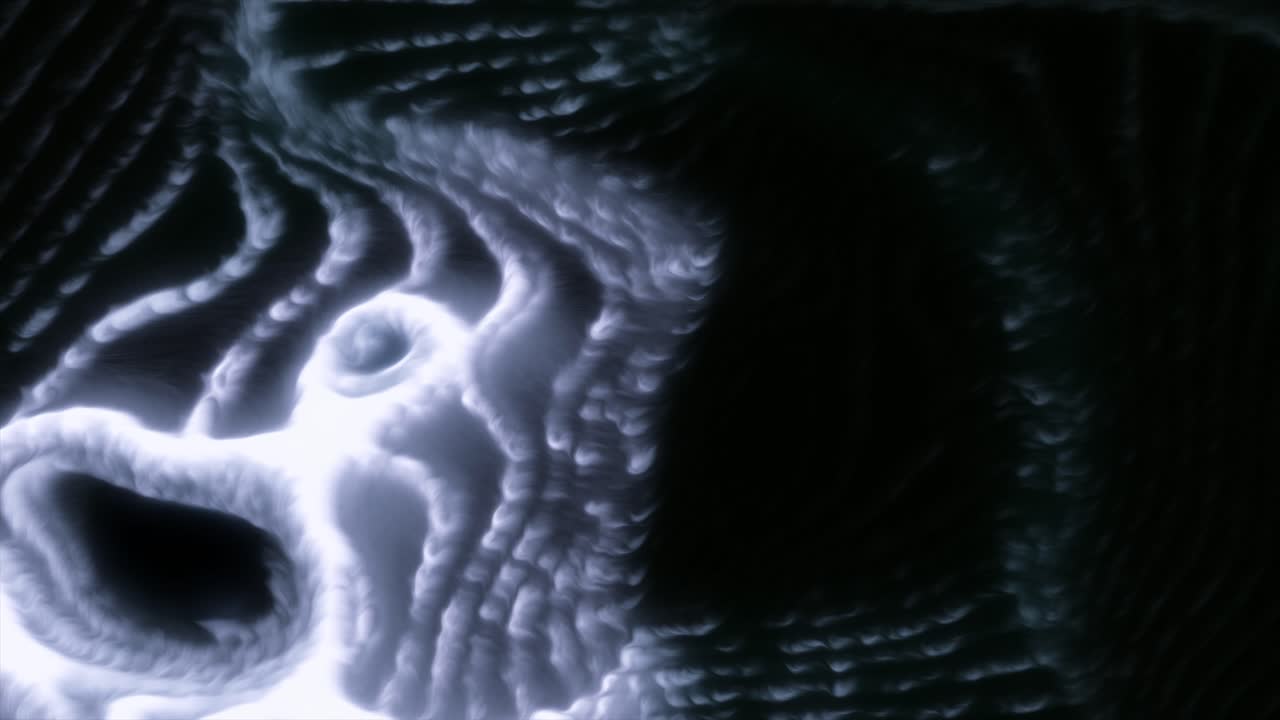 абстрактное 3d цифровое искусство с светящимися текстурами