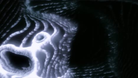 arte digital 3d abstracto con texturas brillantes