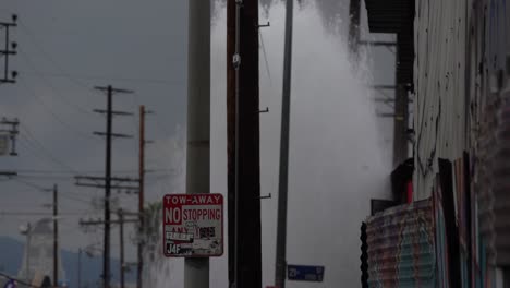 fire hydrant explosion 4k hd