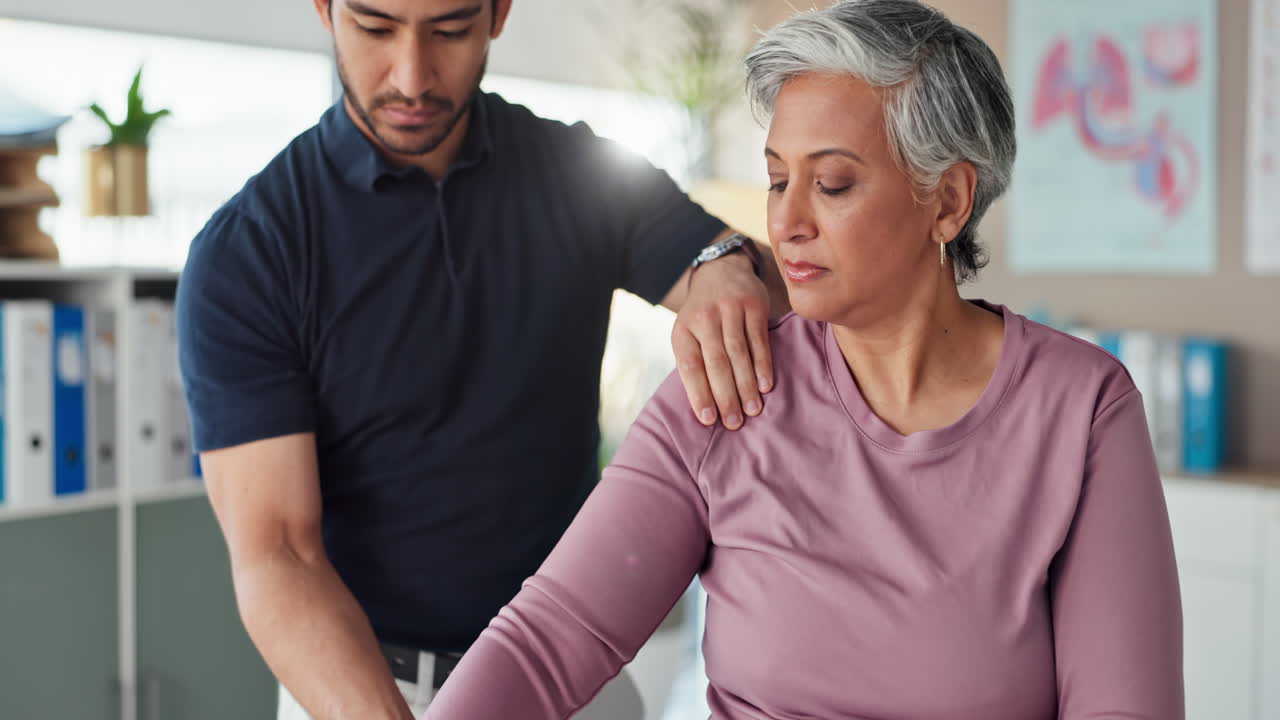 Physical Therapy Session for Shoulder Pain