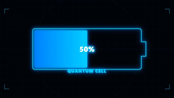 Digital Battery Charging Animation with Quantum Cell Interface