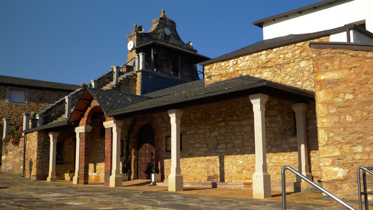 Stone Church in Galicia, Spain