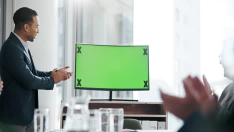 man giving a presentation to a group of colleagues