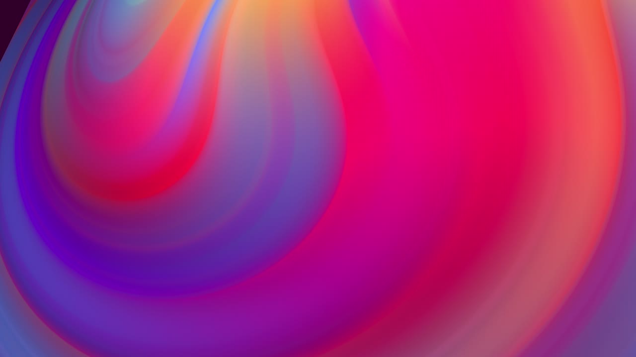 el gradiente de los colores del arco iris se desplaza cíclicamente en bucle. es un hermoso fondo abstracto de 4k con animación de bucle sin fisuras para presentaciones de vacaciones o cosas de moda en estilo de diseño en movimiento.