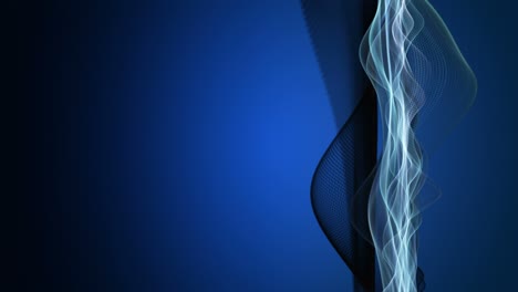 fantastic animation with particle wave object in slow motion and space for text, 4096x2304 loop 4k