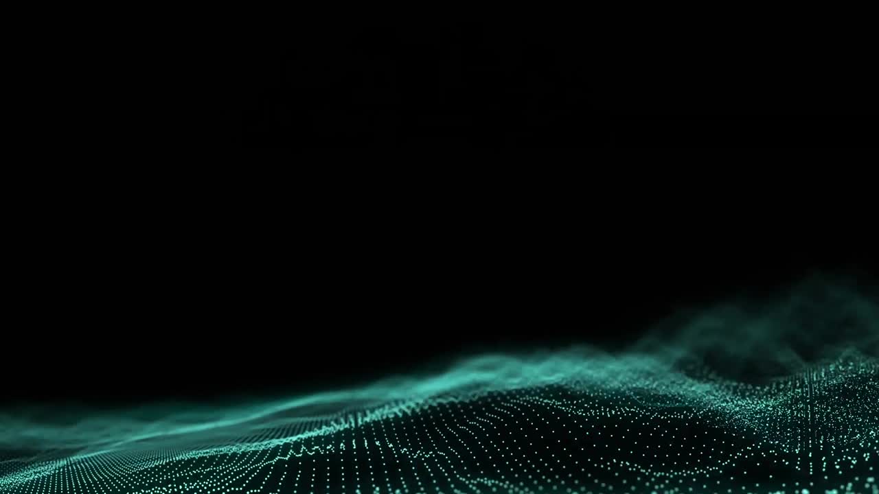 animazione del cervello umano con idea innovazione focus testo su maglia ondulata verde