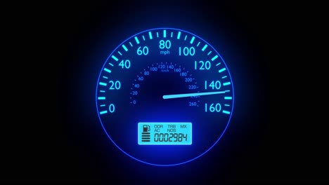 speedometer fast car automobile speed dashboard accelerate mph kph light 4k