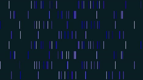 zigzagging purple and white bars form striking vertical pattern